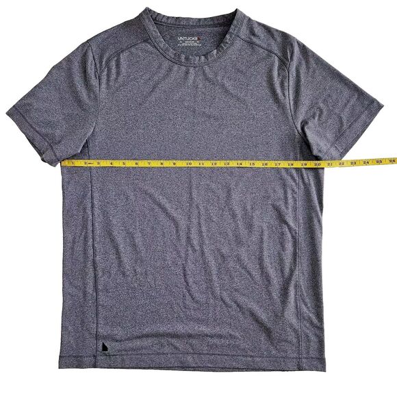Untuckit Mens Medium Blue Clarendon II T-Shirt Short Sleeve Crewneck Casual Tee - Picture 6 of 6